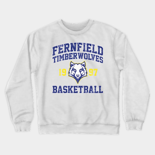 Fernfeild Timberwolves Basketball (Air Bud) Variant Crewneck Sweatshirt by huckblade